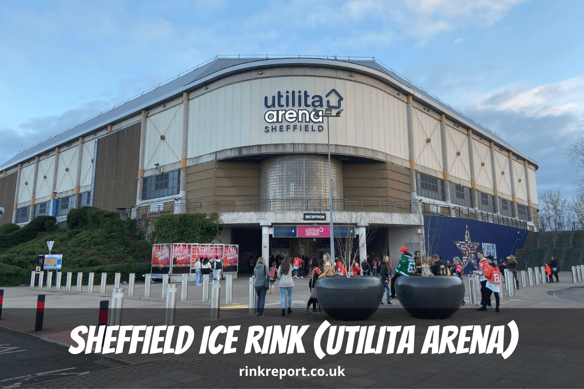 Sheffield ice rink utilita arena main entrance england uk hockey skating
